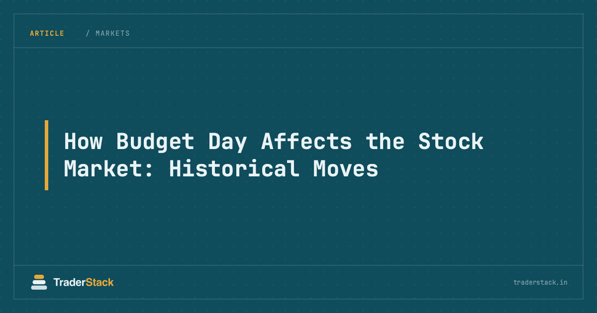 How Budget Day Affects the Stock Market: Historical Moves